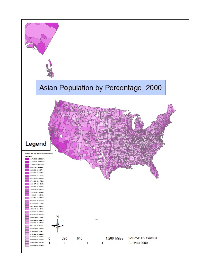 this map is a visual representation of the asian population in the united states as a percentage of the county in the year 2000 there are many counties in this map is a visual representation of the asian population in the united states as a percentage of the county in the year 2000 there are many counties in
