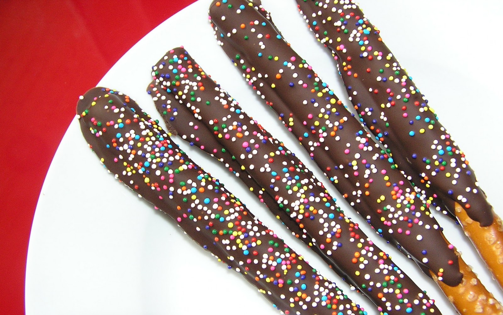 The Allergy Safe Kitchen Chocolate Covered Pretzel Rods