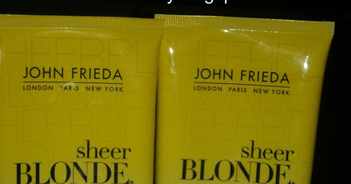 Help Me! Review Time! John Frieda Go Blonder Shampoo/Conditioner