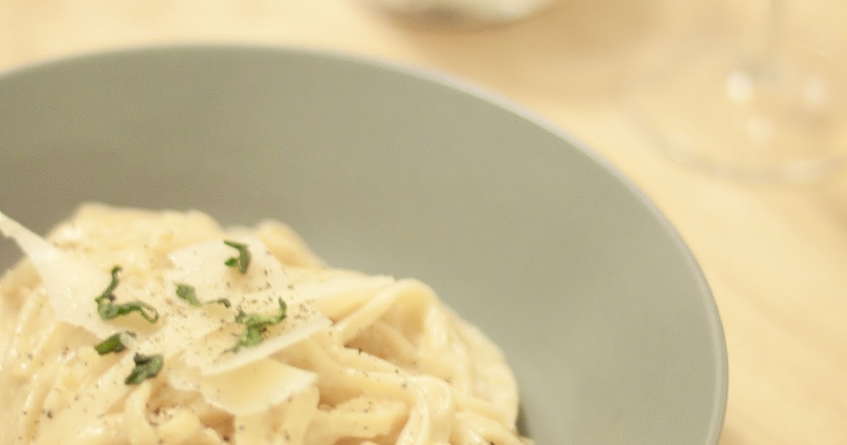 The Secrets of Living Tagliatelle in a White Wine Cream Sauce