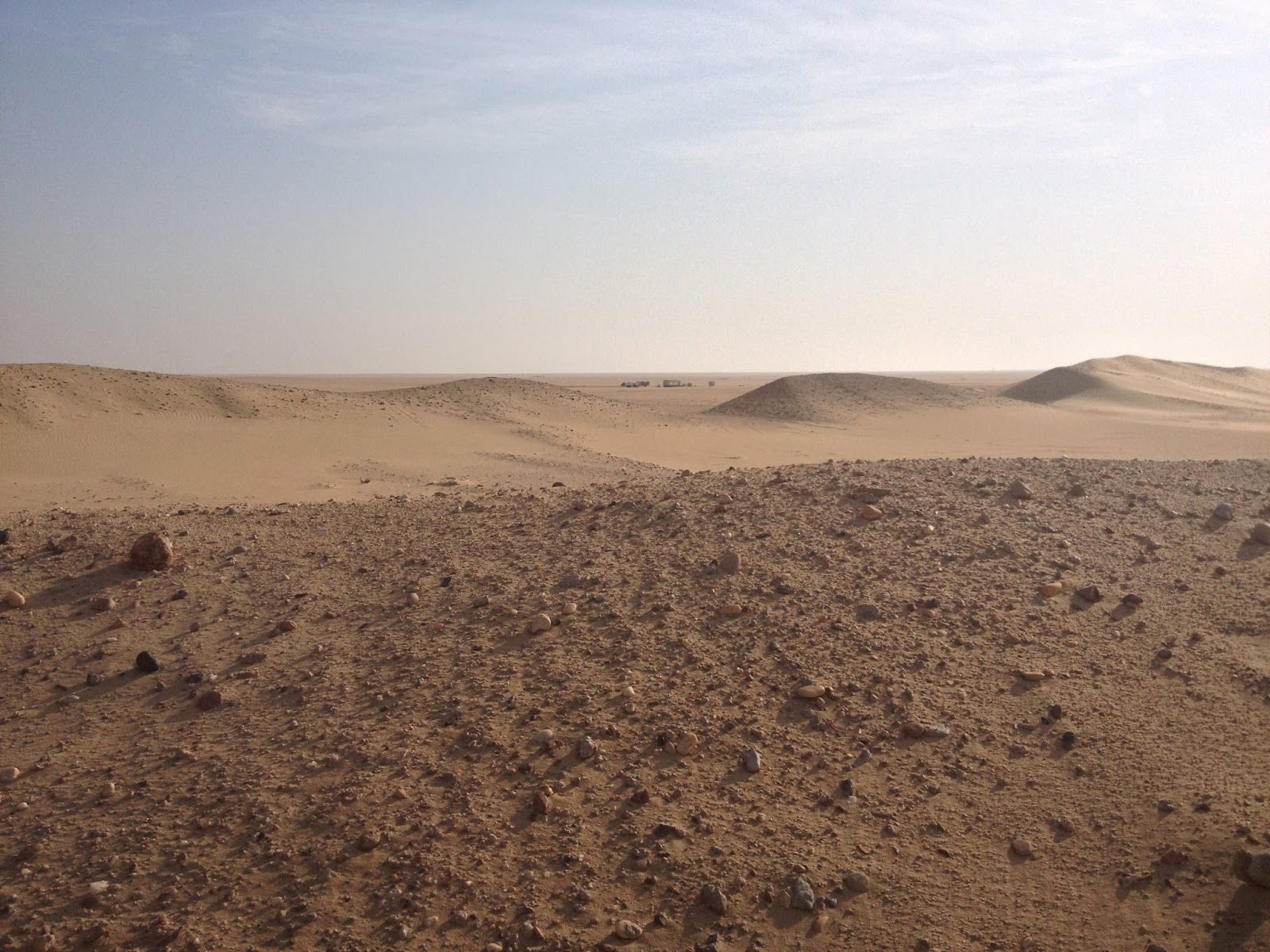 The Globetrotter Parent Spending the night in the desert of Kuwait
