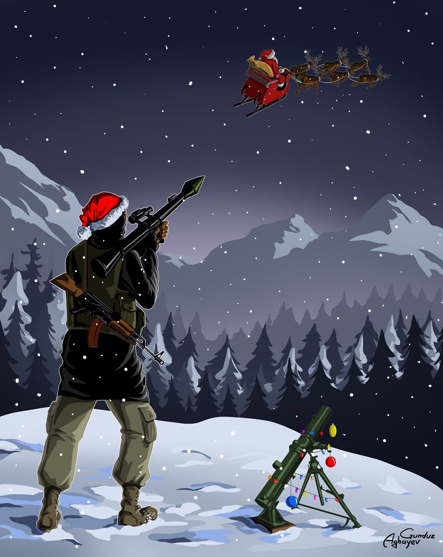 Powerful Satirical Illustrations Show What War Really Looks Like Powerful Satirical Illustrations Show What War Really Looks Like