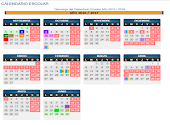 Calendario escolar 2023 - 2024