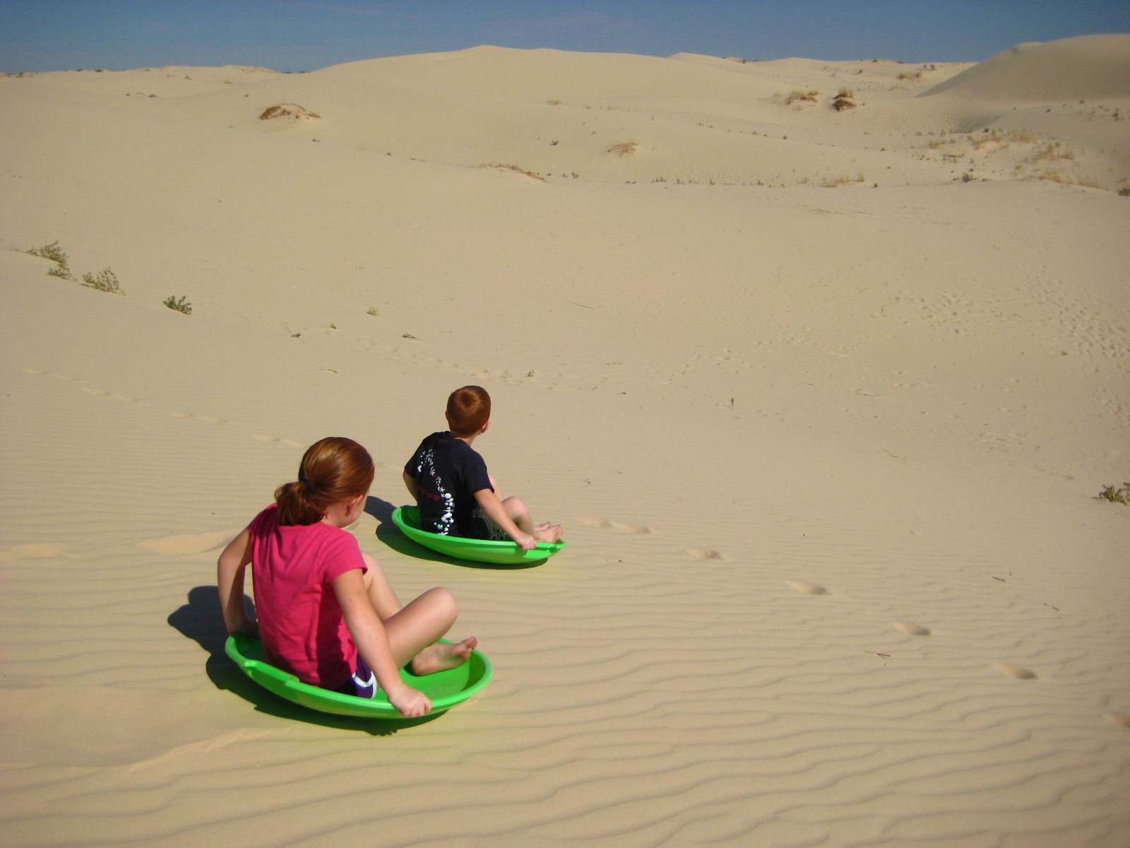 The Desert Chronicles Sand Sledding