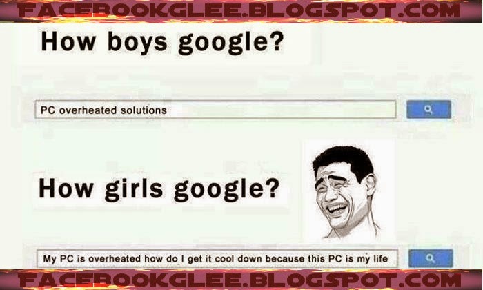 How boys use google How girls use google