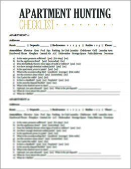 City Leaper | Moving and Relocation Resource: 10 Apartment Hunting Tips