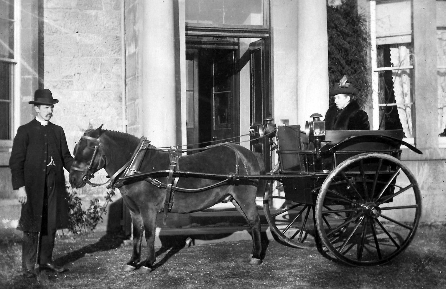 Tour Scotland Photographs Old Photograph Minister And Wife Arncroach