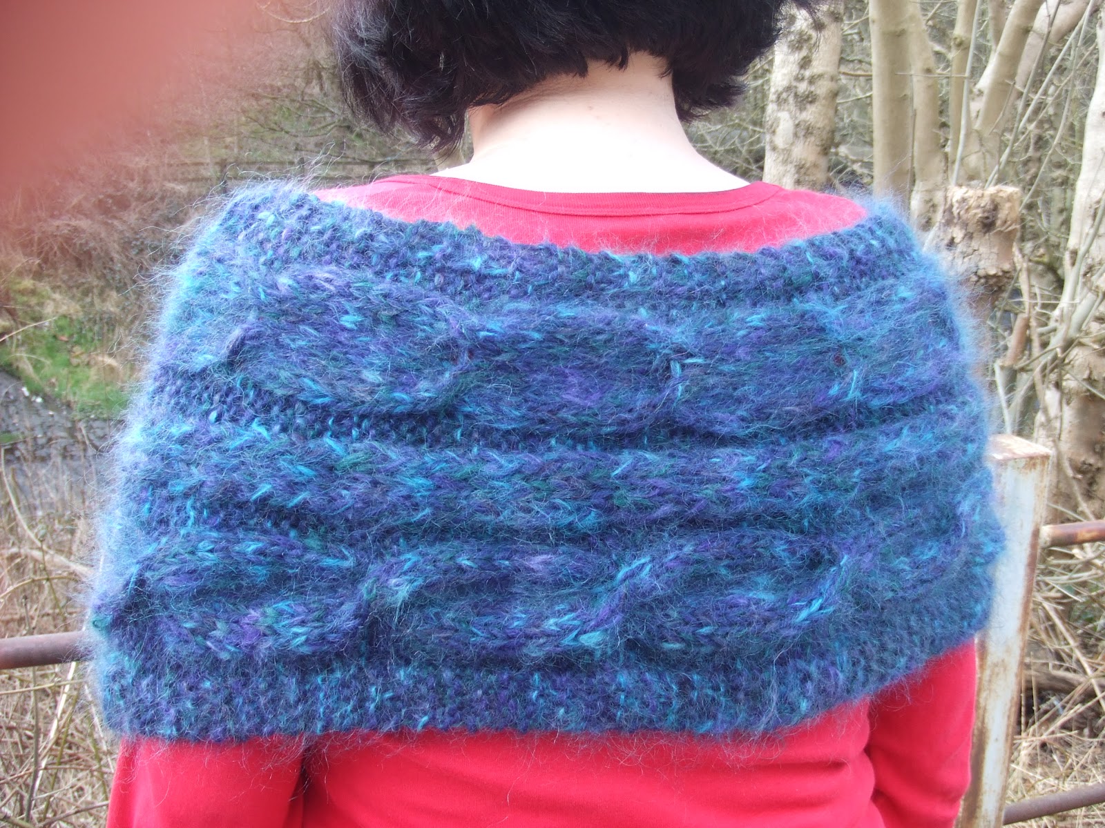 Crafting With Mel: Knitted Mohair Shrug