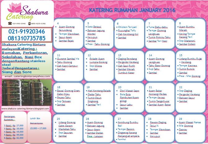 Katering Rumahan, Katering Rantangan, Katering Harian Katering Rumahan, Katering Rantangan, Katering Harian