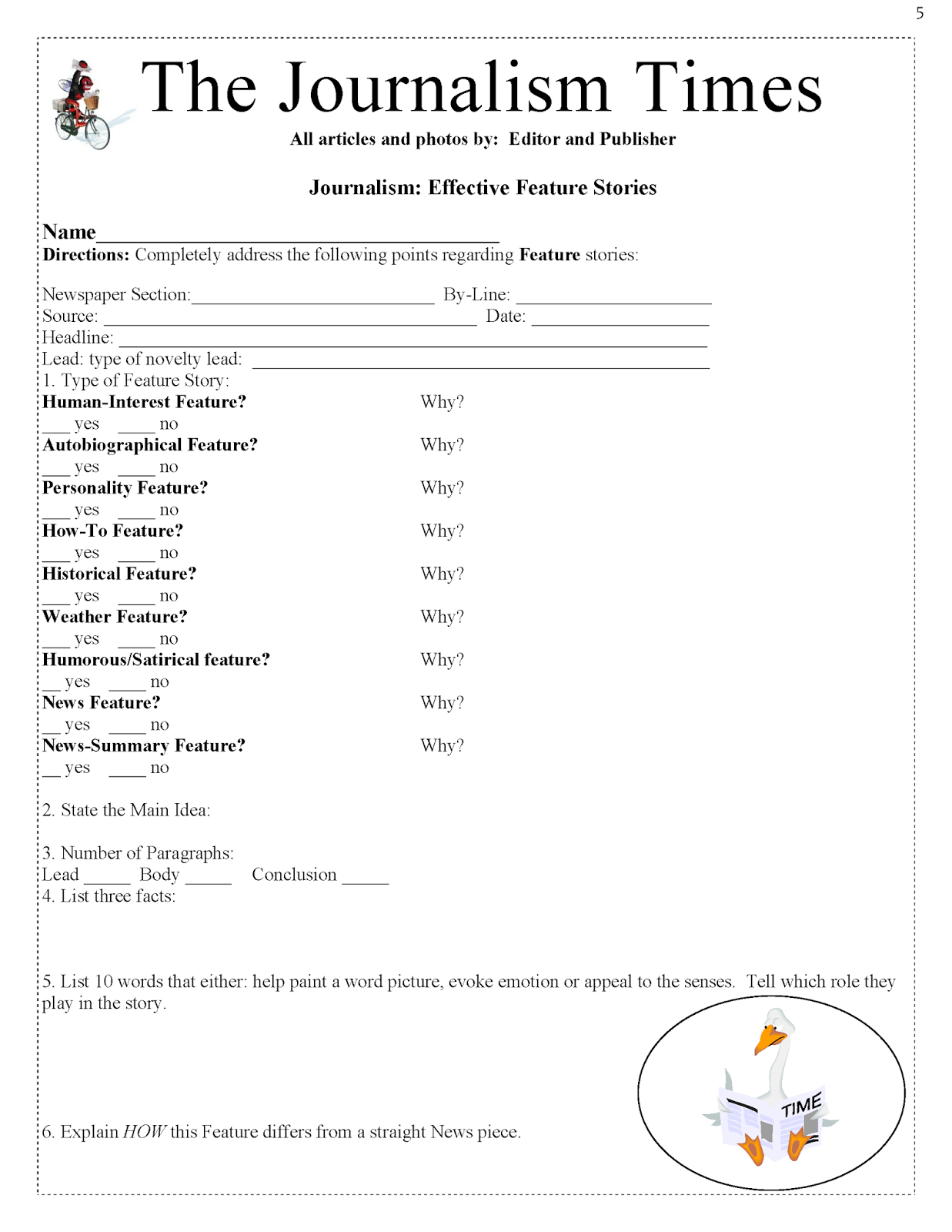 types of journalistic writing types of journalistic writing