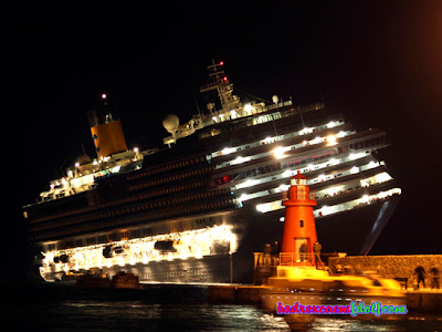 Tragedi Titanic Terulang, Penumpang Kapal Concordia Berebut Pelampung