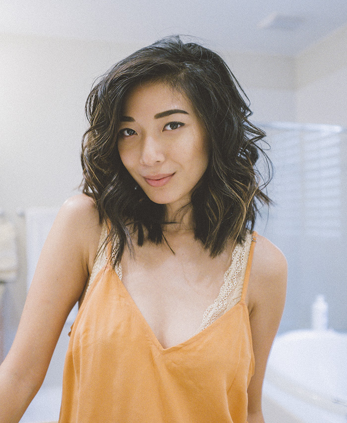 Honey And Silk Tousled Waves For Short Hair