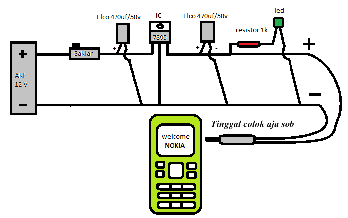 Membuat Charger HP di Sepeda Motor ~ INFO SEPUTAR DUNIA MOTOR