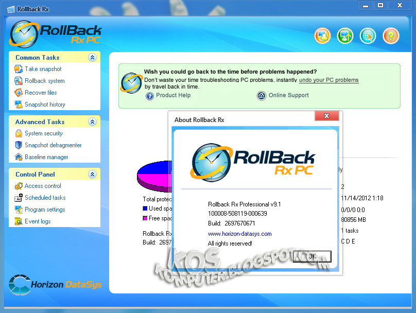 Rollback Rx 9.1 Patch