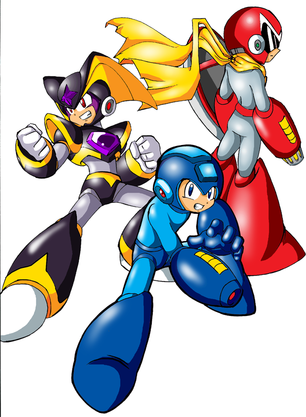 Megaman & Protoman vs. Bass Katsu Animes X