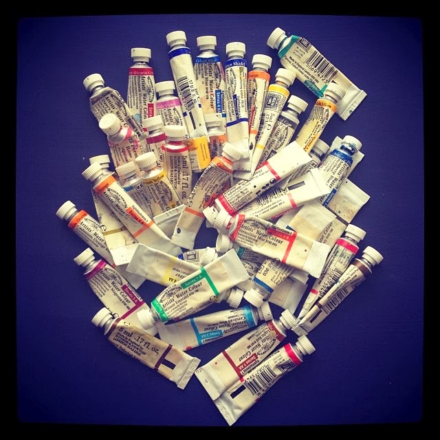 Paint tubes by Nancy McKenzie
