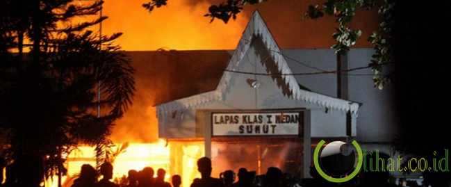 Ribut di LP Tanjung Gusta, 3 napi tewas Ribut di LP Tanjung Gusta, 3 napi tewas
