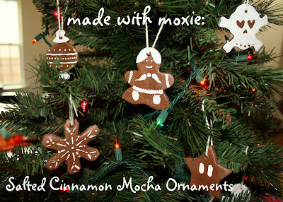 Salted Cinnamon Mocha Dough Ornaments || They smell heavenly and are a fun new family tradition.