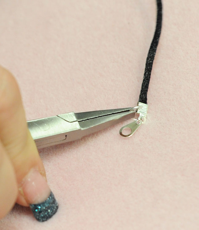 Ben Franklin Crafts and Frame Shop Howto Attach a Clasp to a Cord