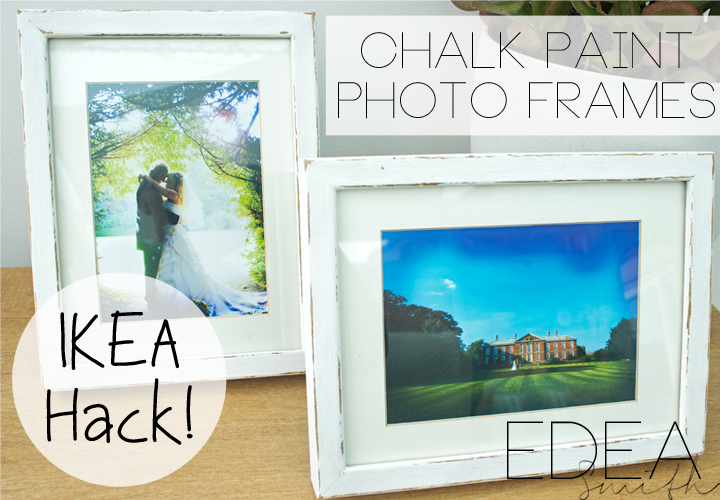 THRIFTY FINDS IKEA HACK! UPCYCLED PHOTO FRAMES WITH 'DIY' CHALK PAINT