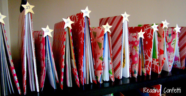 Book Tree Advent from Reading Confetti