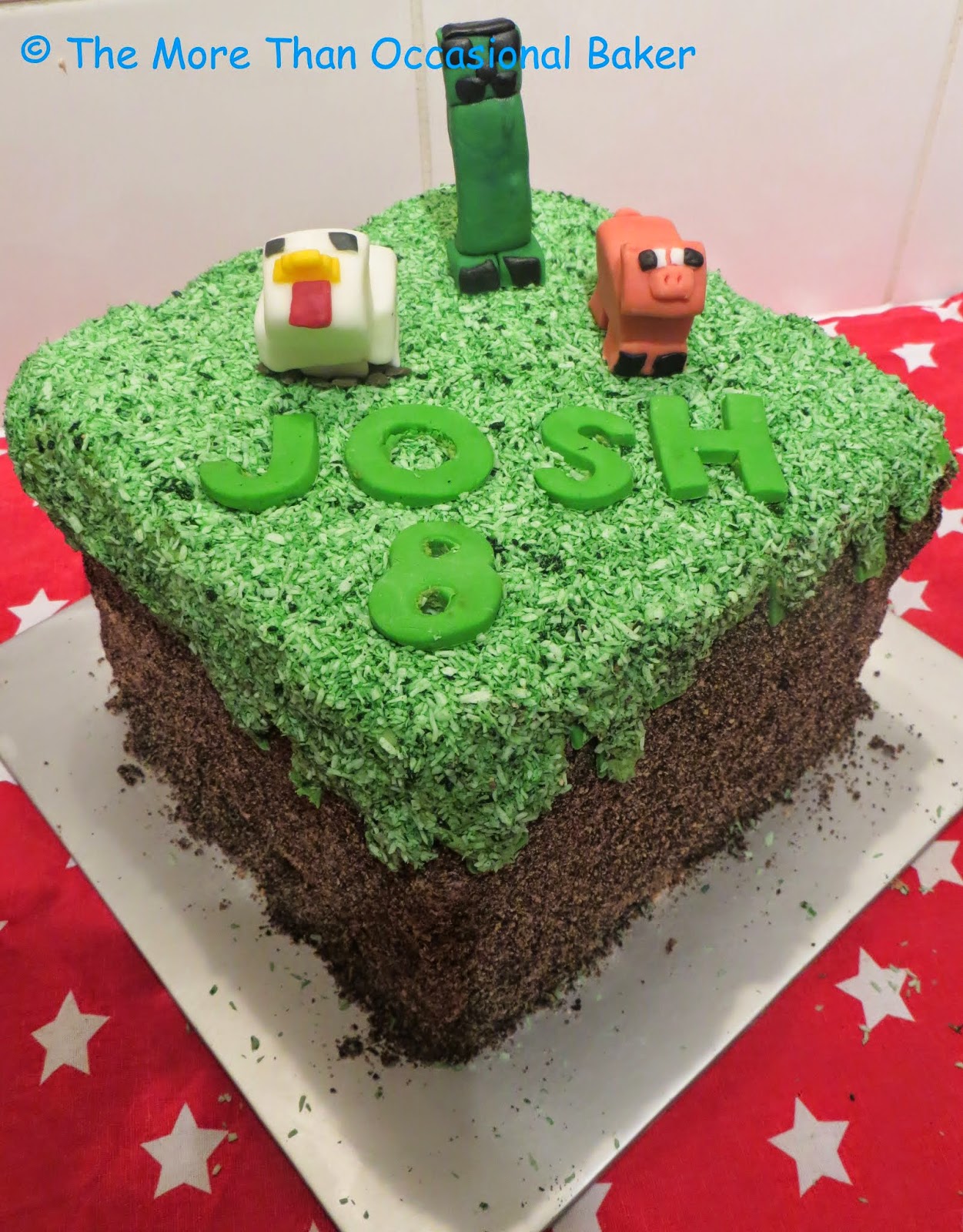 Minecraft Birthday Cake