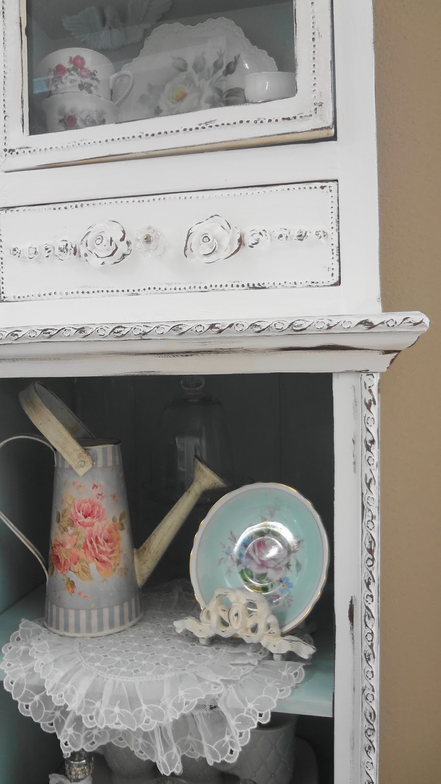 For the love of white Goodwill Bookcase