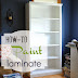 DIY How-To Paint Laminate Furniture
