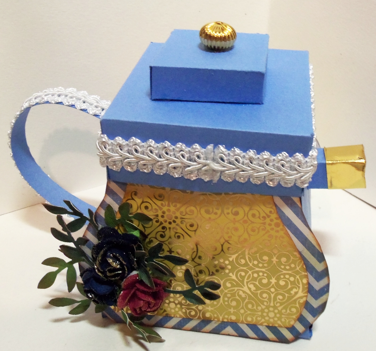 Jinky's Crafts & Designs Teapot Exploding Gift Box