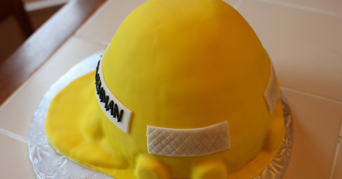 The Buttercream Bakery Hard Hat Cake