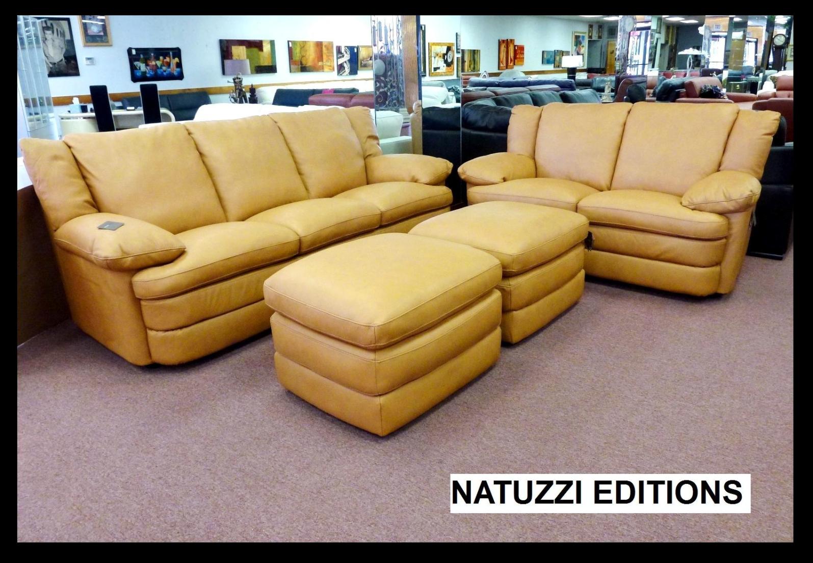 Natuzzi Leather Sofas & Sectionals by Interior Concepts Furniture