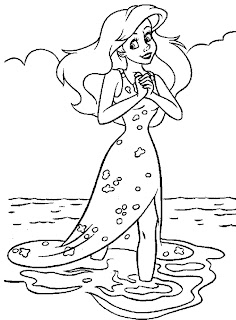 Ariel the Mermaid Coloring Pages
