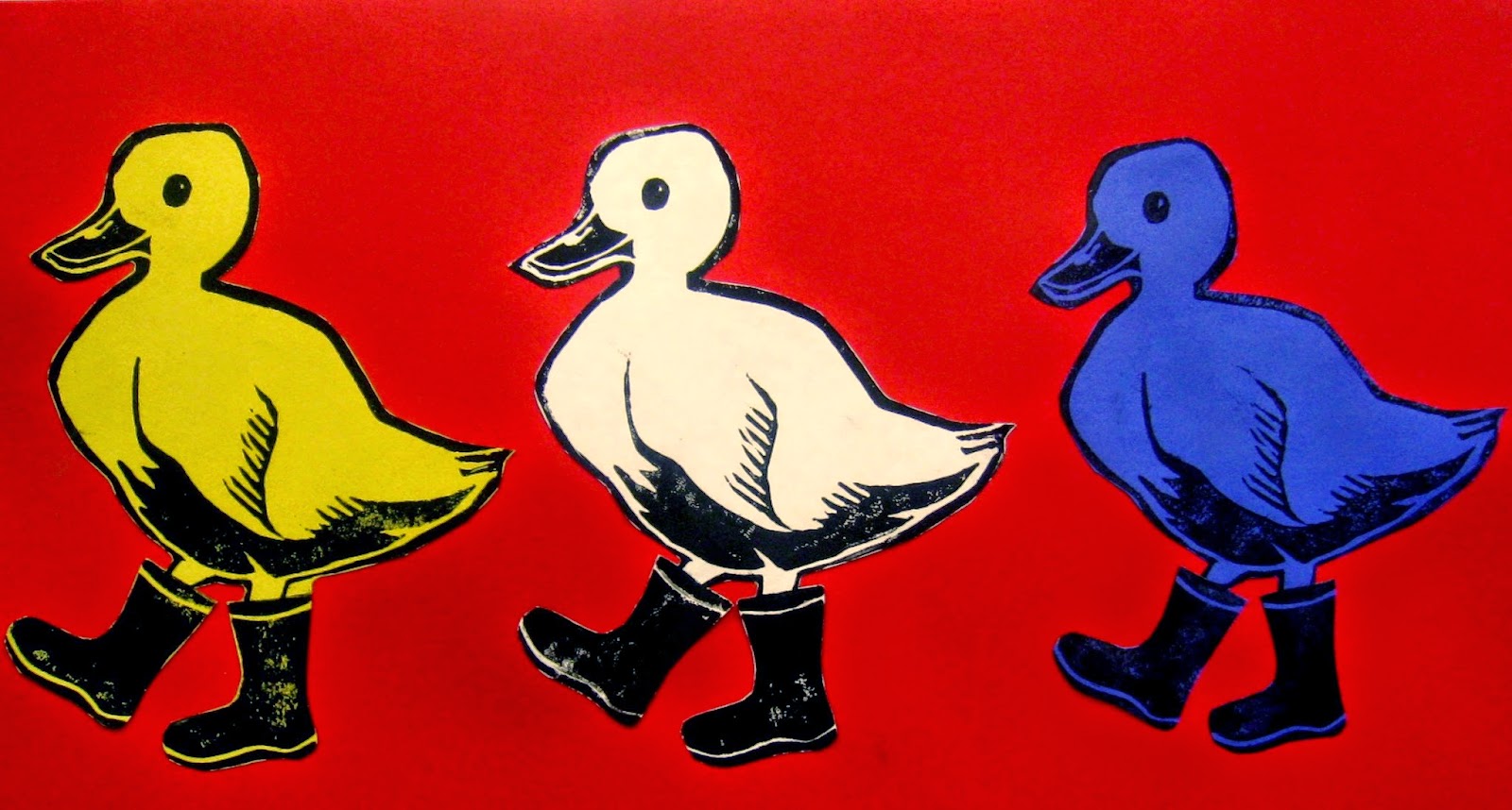 Ducks in Rain Boots Nursery Art Printable Haciendo Designs