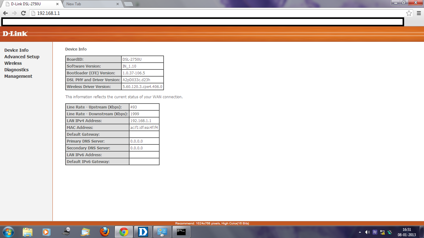 Irfan S Weblog Configuring Bsnl Mtnl Internet On D Link Wireless N 300 Adsl2 Dsl 2750u Router