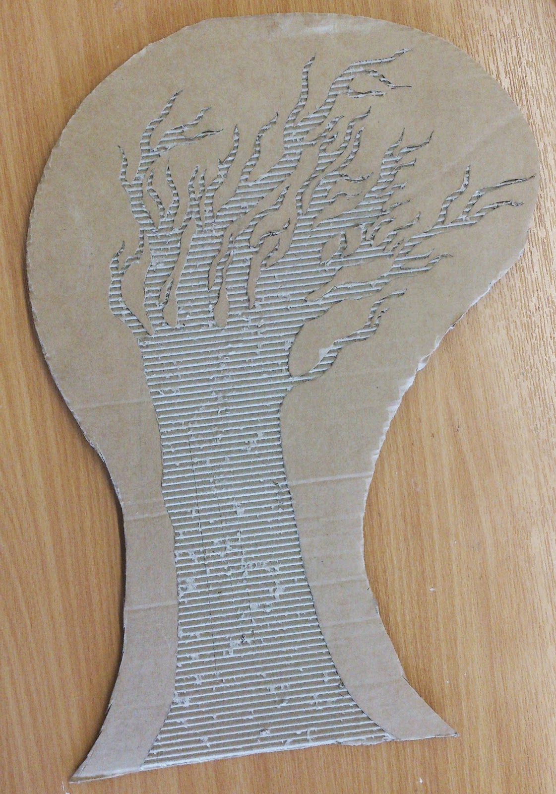 the art room plant Cardboard Printing II