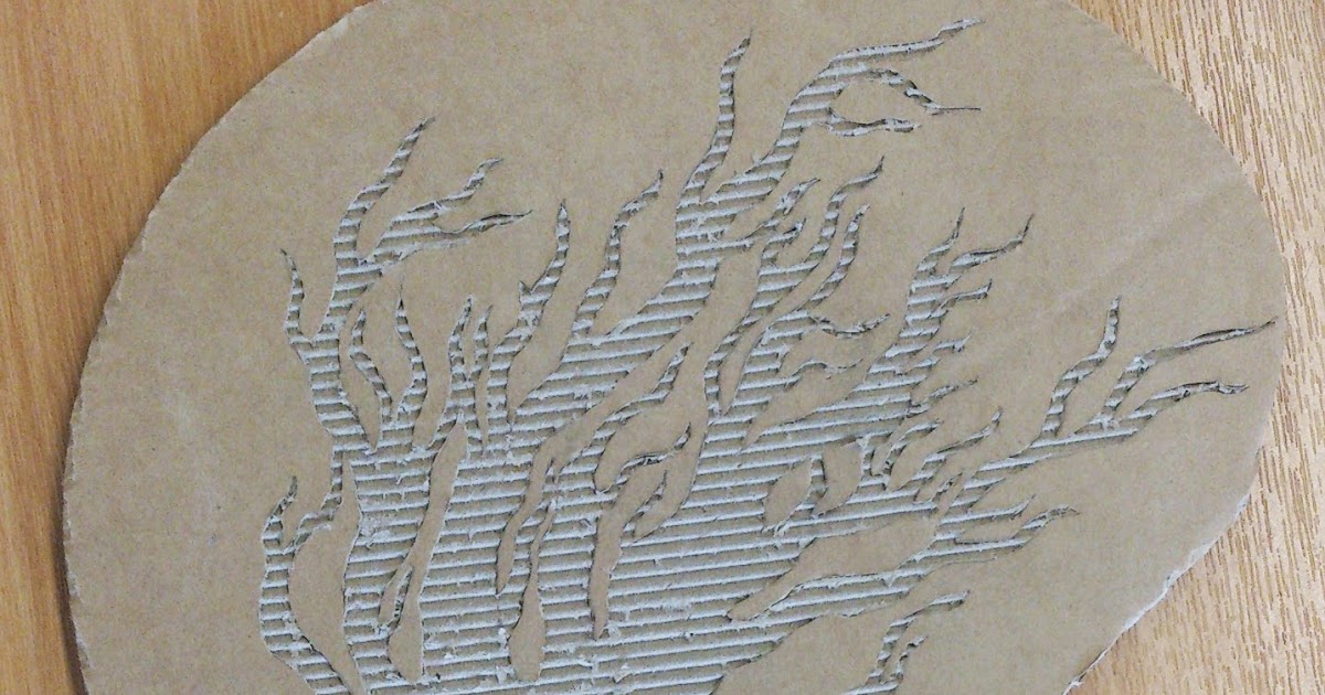 the art room plant Cardboard Printing II