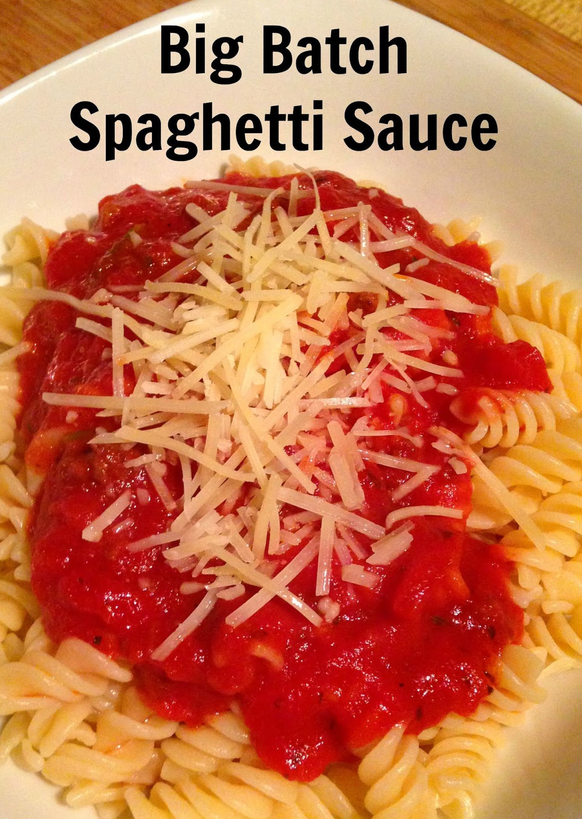 The Perfect Pantry®: Tomato sauce (Recipe: one-one-one spaghetti sauce)  {gluten-free}
