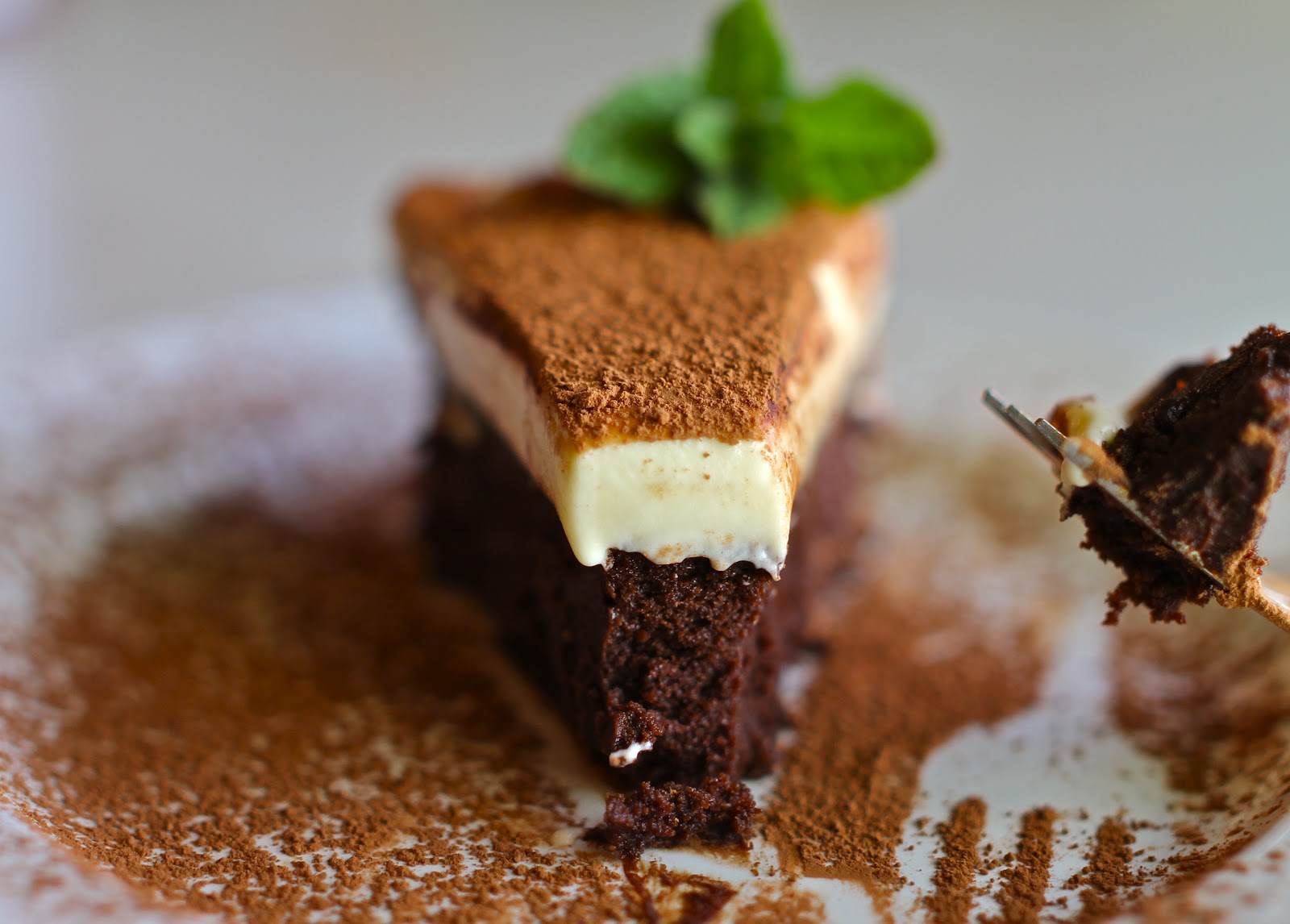 Yammie's Noshery White Chocolate Mousse Truffle Cake