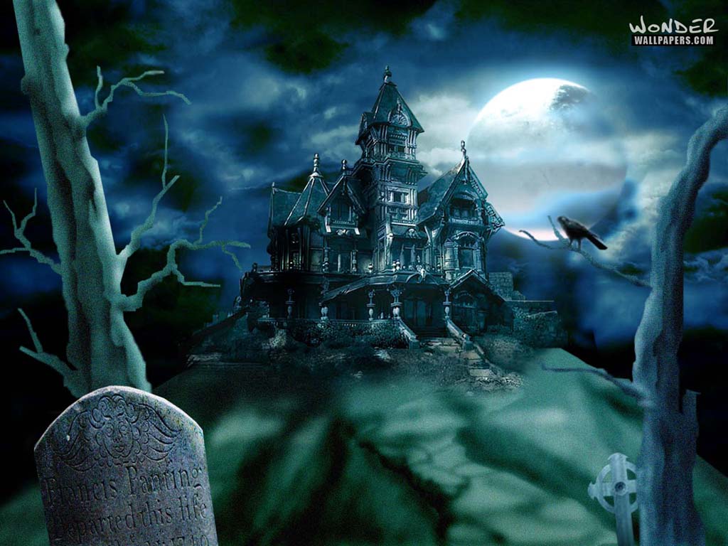 31 Spooky Halloween Desktop Wallpapers for 2015 - halloween scary house wallpapers
