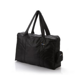 Travel Blue Polyester Black Tote Bag Travel Blue Polyester Black Tote Bag