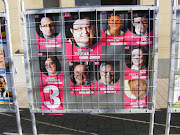 Anderlecht 2012Liste FDF. Photo: PierreYves Lambert 10 octobre 2012. (panneau)