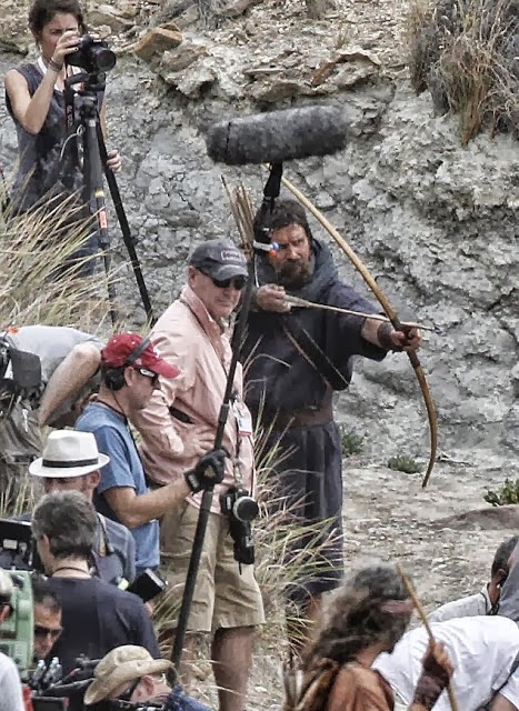 Christian Bale se deja ver como el Moises de "Éxodus" en Almeria Christian Bale se deja ver como el Moises de "Éxodus" en Almeria
