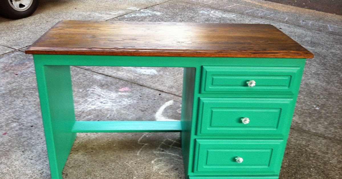 Made For You Oak Desk Redo