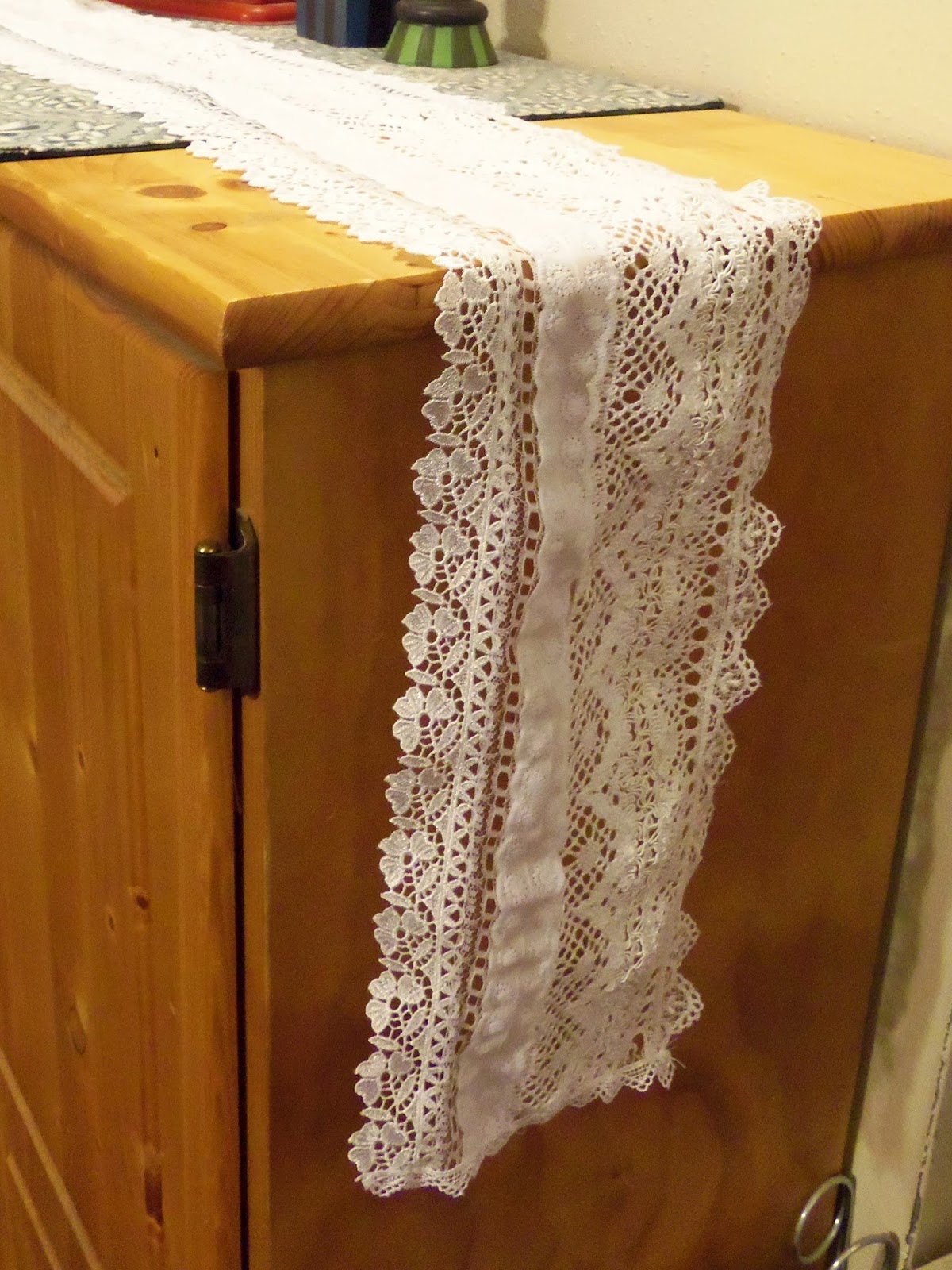 live. love. scrap. Lace Table Runner