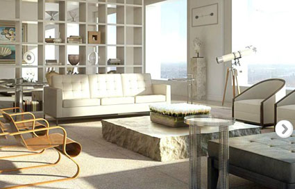 Escape from 432 Park Avenue at New York