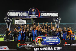 Arema Cronous Sukses meraih Juara Menpora Cup 2013