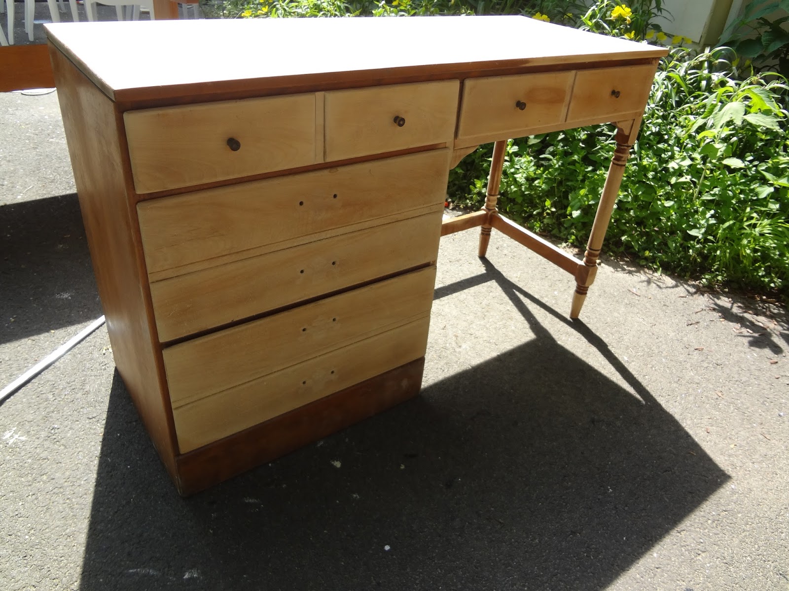 Heir And Space A Barn Board Topped Desk
