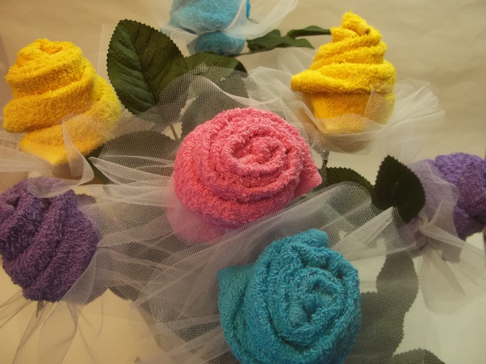 The Tranquility Ladies Washcloth Roses