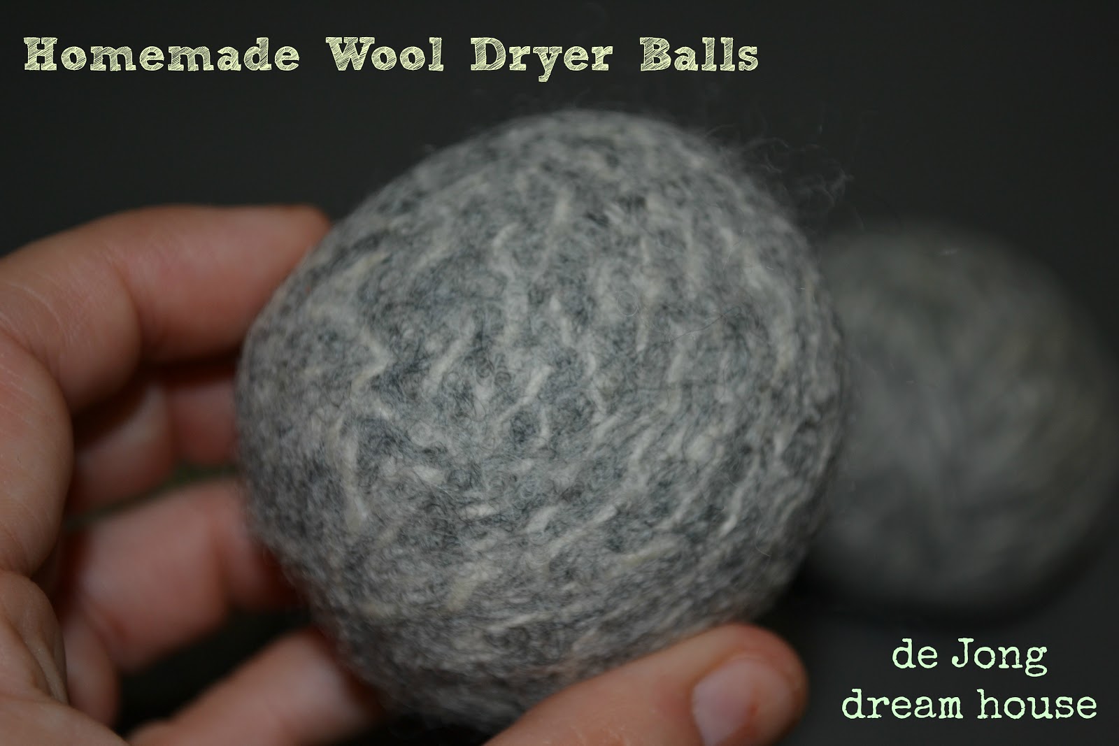 de Jong Dream House Wool Dryer Balls