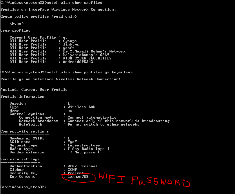 how to use command prompt to hack wifi